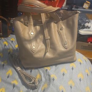 Annabel Ingall Beige Leather Tote